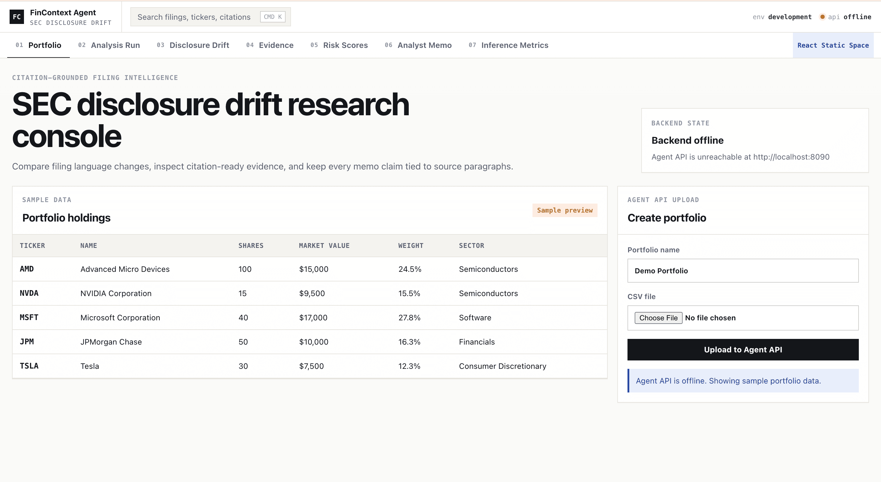 FinContext Agent